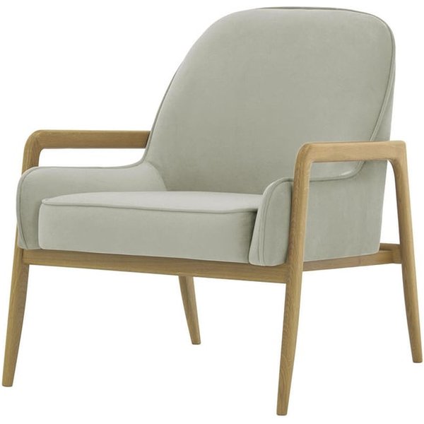 Turin Chair, silver, Leg colour: wax black