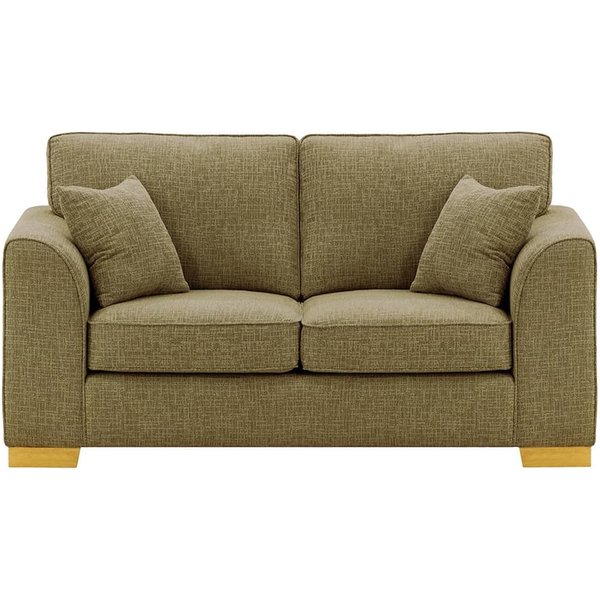 Avos 2 Seater Sofa, brown, Leg colour: like oak