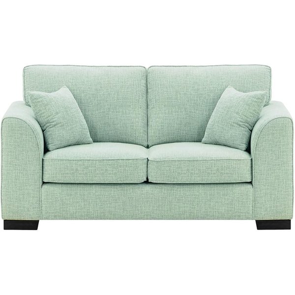 Avos 2 Seater Sofa, celadon, Leg colour: black