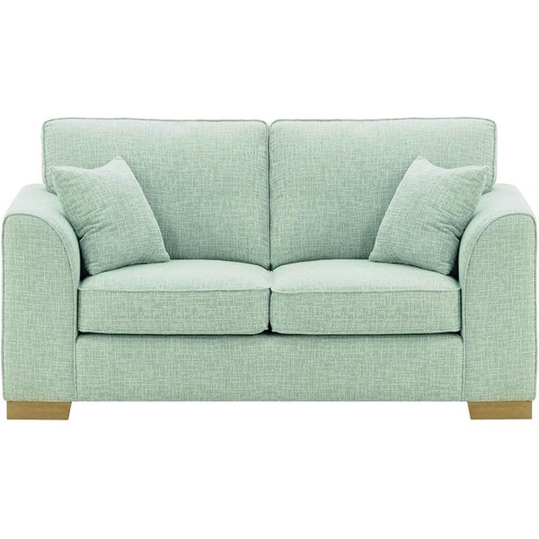Avos 2 Seater Sofa, celadon, Leg colour: wax black