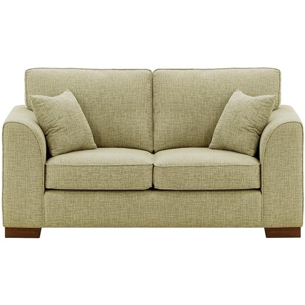Avos 2 Seater Sofa, taupe, Leg colour: dark oak