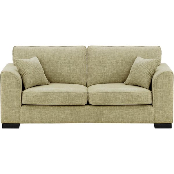 Avos 3 Seater Sofa, taupe, Leg colour: black