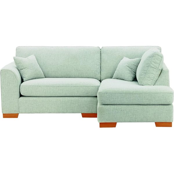 Avos Right Hand Corner Sofa, celadon, Leg colour: aveo