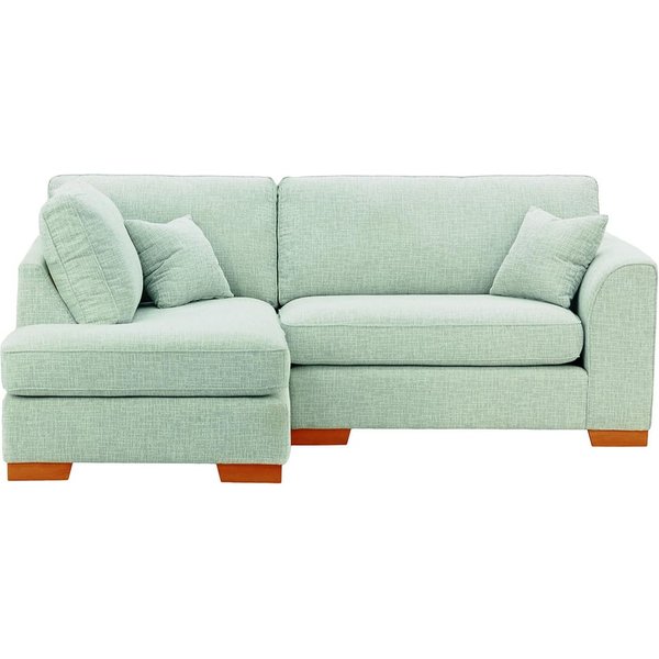 Avos Left Hand Corner Sofa, celadon, Leg colour: aveo