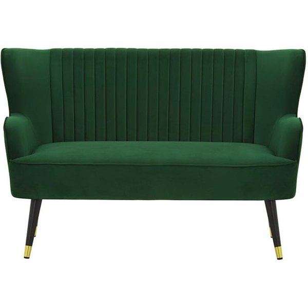 Giselle 2 Seater Sofa, dark green
