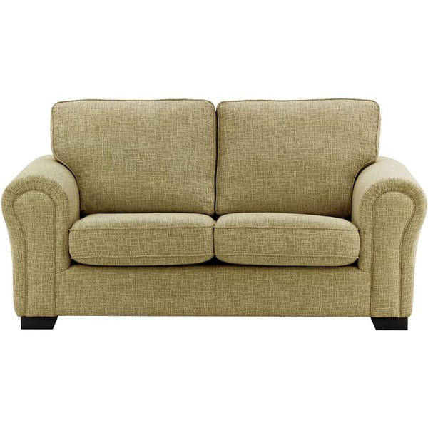 Bonna 2 Seater Sofa, brown, Leg colour: black