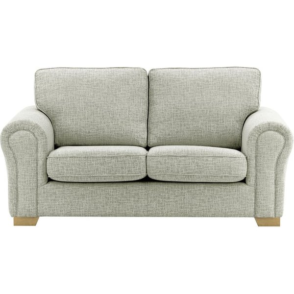 Bonna 2 Seater Sofa, grey, Leg colour: wax black