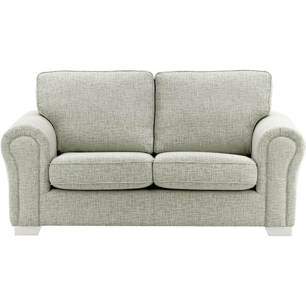 Bonna 2 Seater Sofa, grey, Leg colour: white