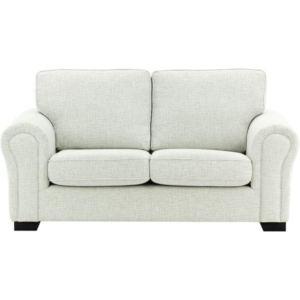 Bonna 2 Seater Sofa, chalk, Leg colour: black