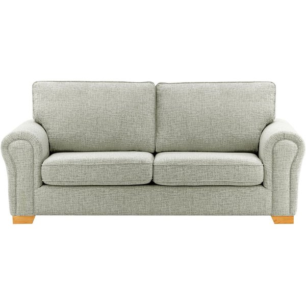 Bonna 3 Seater Sofa, grey, Leg colour: aveo