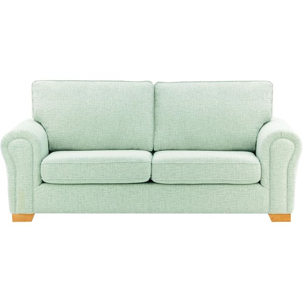 Bonna 3 Seater Sofa, celadon, Leg colour: aveo