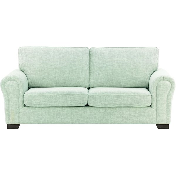 Bonna 3 Seater Sofa, celadon, Leg colour: black