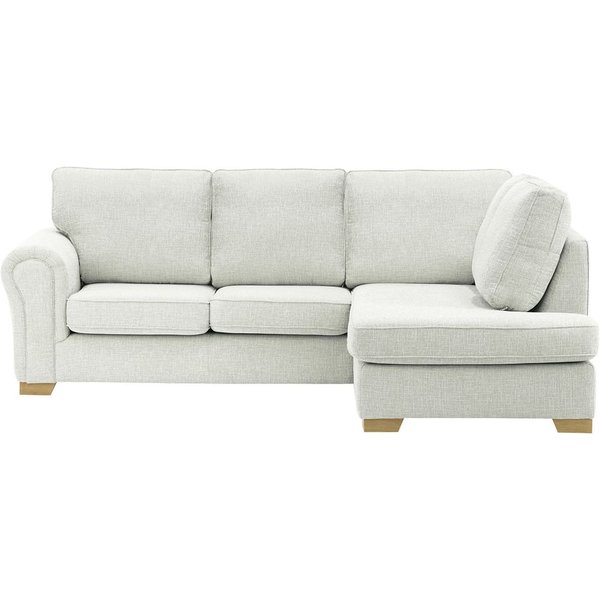 Bonna Right Hand Corner Sofa, chalk, Leg colour: wax black