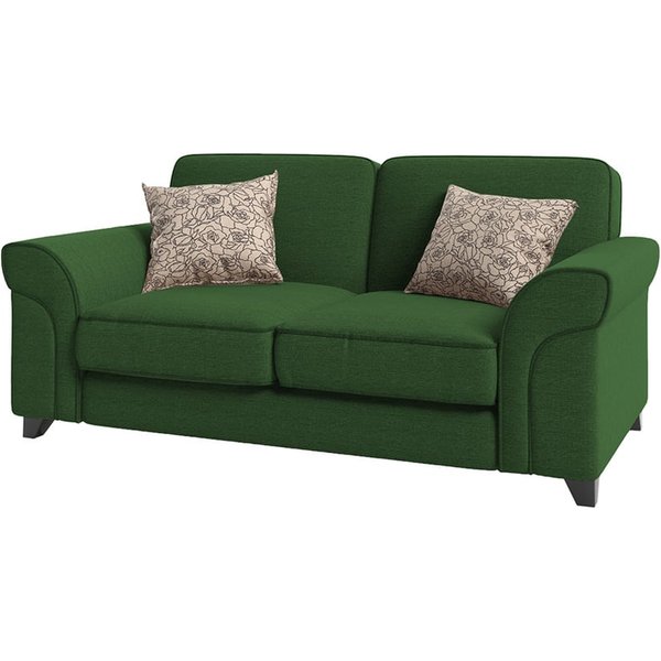 Pepe 2 Seater Sofa, dark green