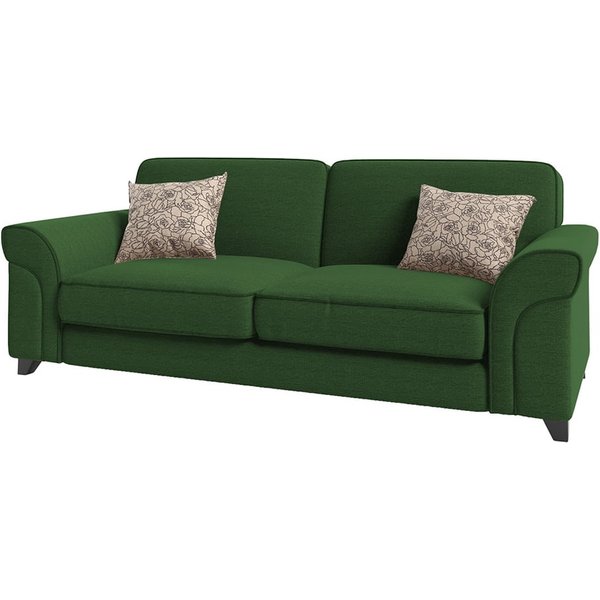 Pepe 3 Seater Sofa, dark green