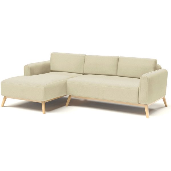 Modena Left Hand Corner Sofa, cream