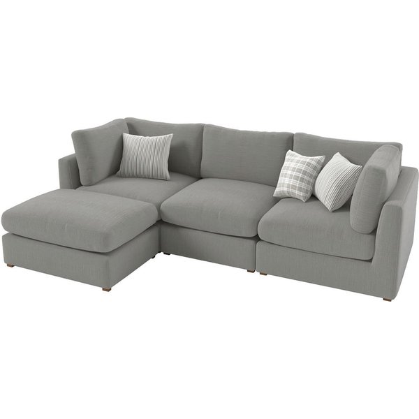 Capitol Modular Corner Sofa, light grey