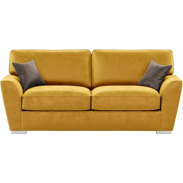 Majestic 3 Seater Sofa with Fitted Back Cushions, Velluto 10/V 33