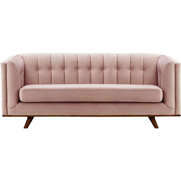 Vicenza 3-Seater Sofa, lilac, Leg colour: dark oak