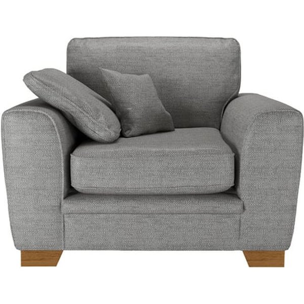 Ronay Armchair, dark red, Leg colour: aveo