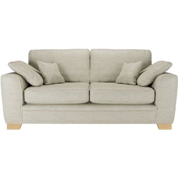 Ronay 2-seater Sofa, cream, Leg colour: like oak