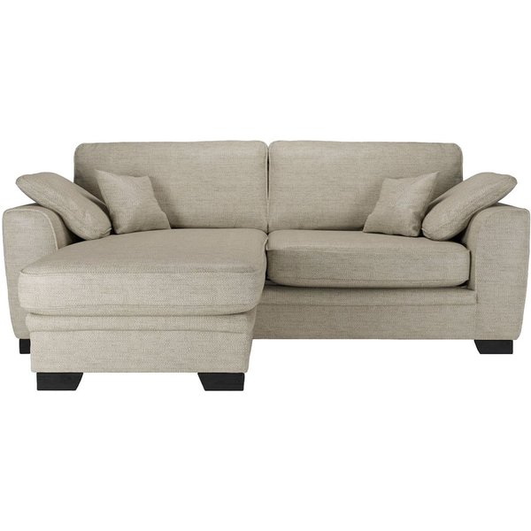 Ronay Universal Corner Sofa, beige, Leg colour: black