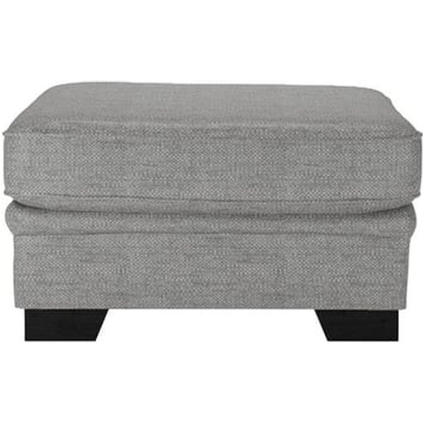 Ronay Footstool, dark red, Leg colour: black