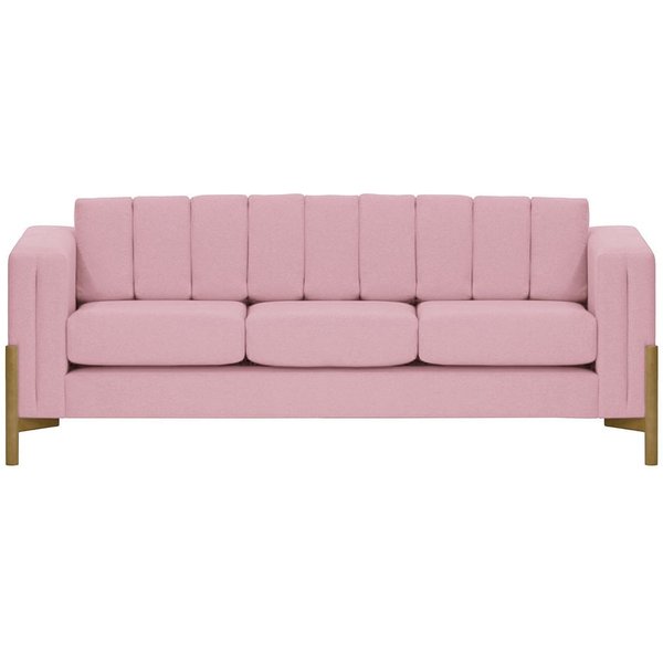 Cloud 3 Seater Sofa, pink