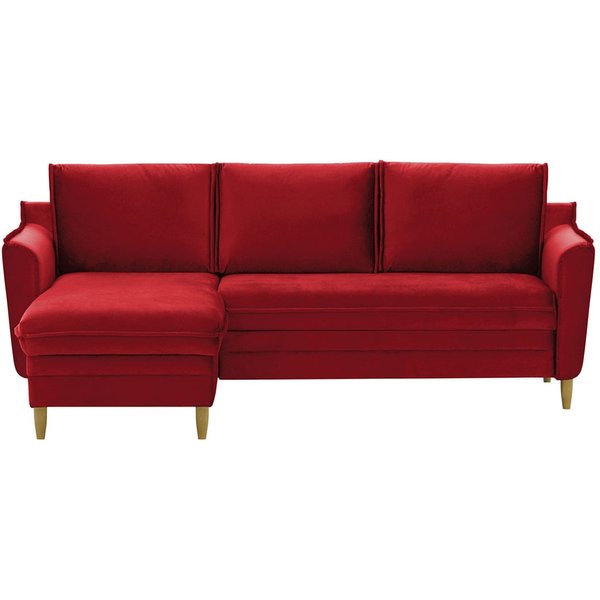 Amour Corner Sofa Bed With Storage, lime