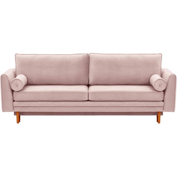Cornelia Sofa Bed with Storage, lilac, Leg colour: aveo