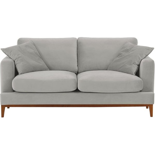 Covex Wood 2,5 Seater Sofa, silver, Leg colour: aveo