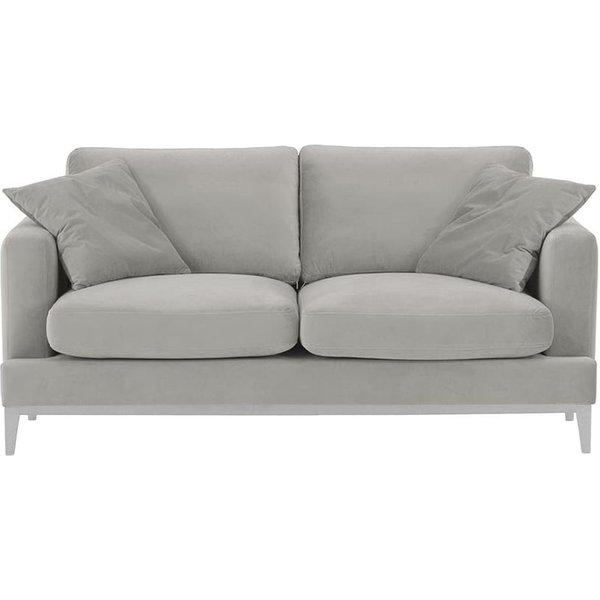 Covex Wood 2,5 Seater Sofa, silver, Leg colour: white