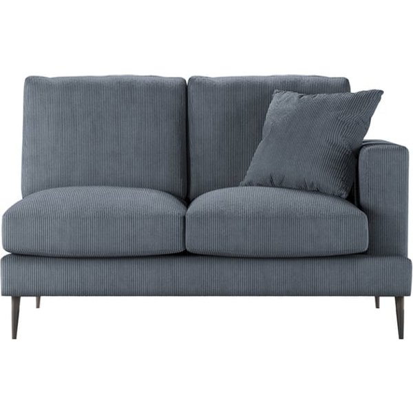 Covex 2 Seater RHF Corner Modular Unit (2R), Ontario-S 19 - steel