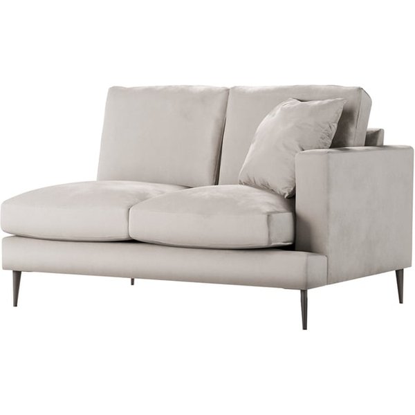 Covex 2 Seater RHF Corner Modular Unit (2R), light beige