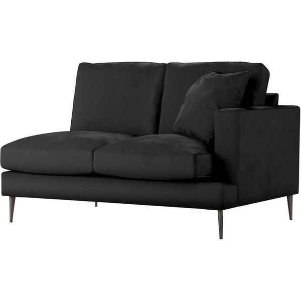 Covex 2 Seater RHF Corner Modular Unit (2R), black