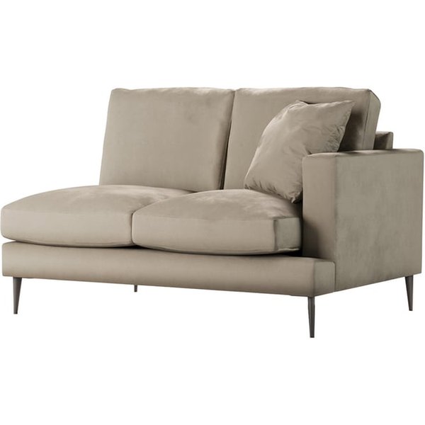 Covex 2 Seater RHF Corner Modular Unit (2R), mink