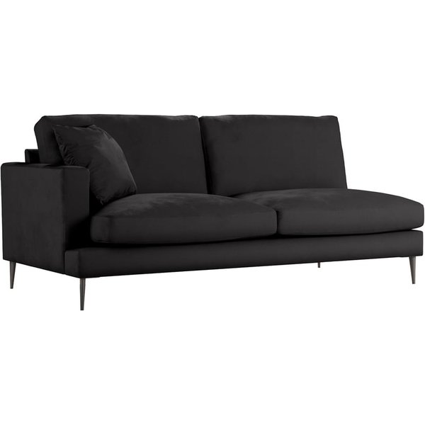 Covex 3 Seater LHF Corner Modular Unit (3L), black