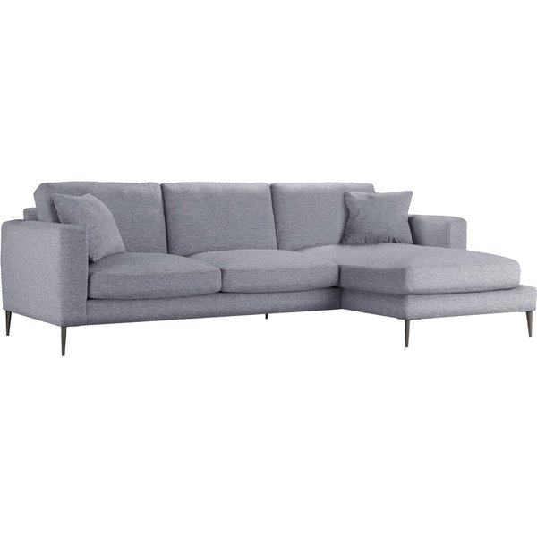 Covex Right Hand Corner Sofa, Nordic 16 - grey