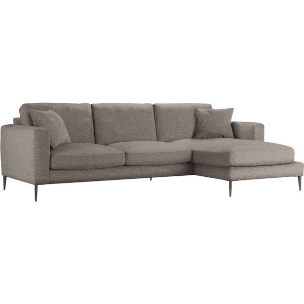 Covex Right Hand Corner Sofa, Nordic 5 - brown