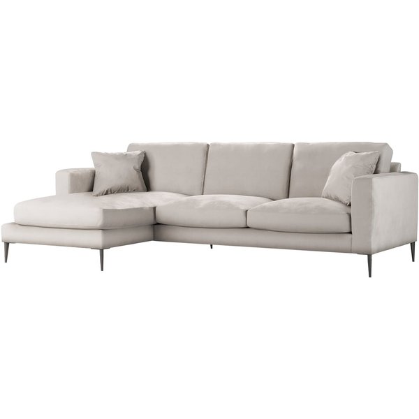 Covex Left Hand Corner Sofa, light beige