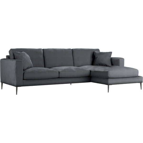 Covex Right Hand Corner Sofa, graphite