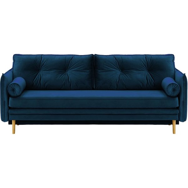 Darnet Sofa Bed with Storage, blue, Leg colour: like oak