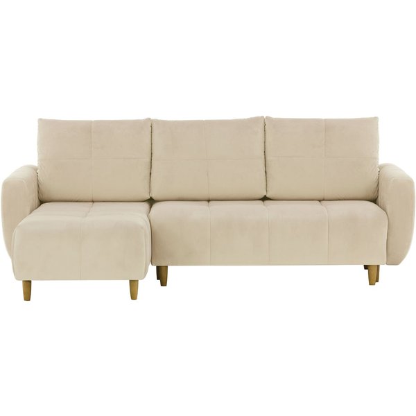 Globe Corner Sofa Bed, light beige