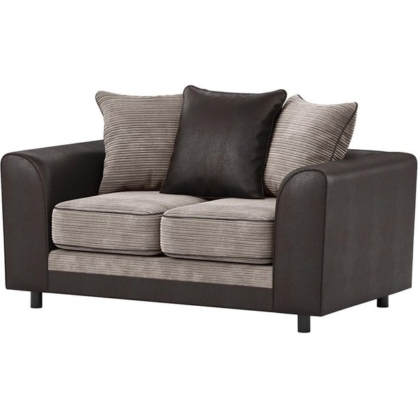 Dillon 2 Seater Sofa Bed, mink/brown