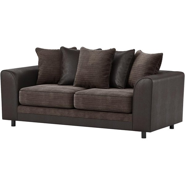 Dillon 3 Seater Sofa, brown/brown
