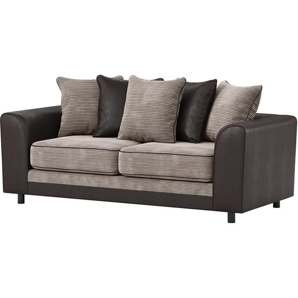 Dillon 3 Seater Sofa, mink/brown