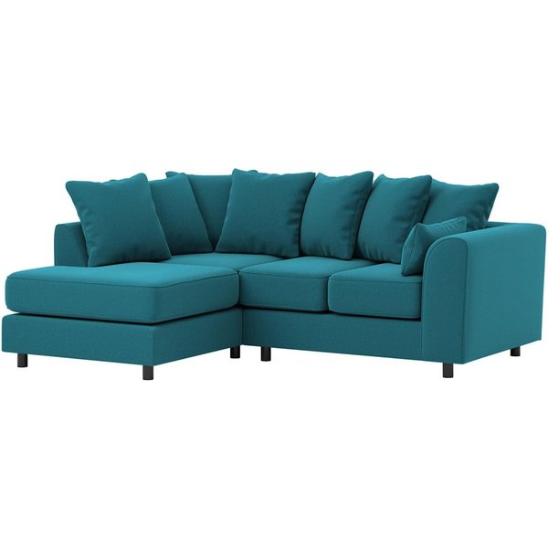 Dillon Left Hand Corner Sofa, turquoise