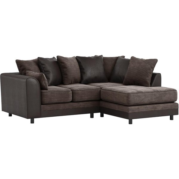Dillon Right Hand Corner Sofa, brown/brown