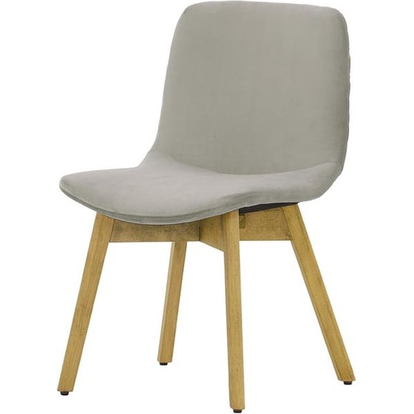 Felton Dining Chair Beech, silver, Leg colour: like oak