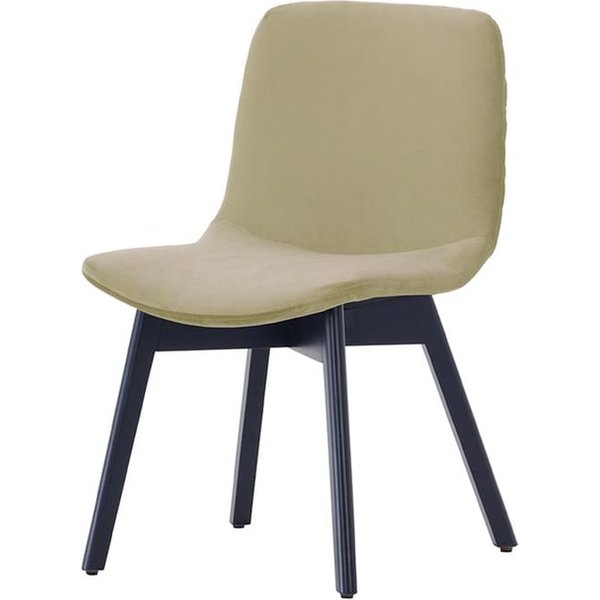 Felton Dining Chair Beech, mink, Leg colour: black